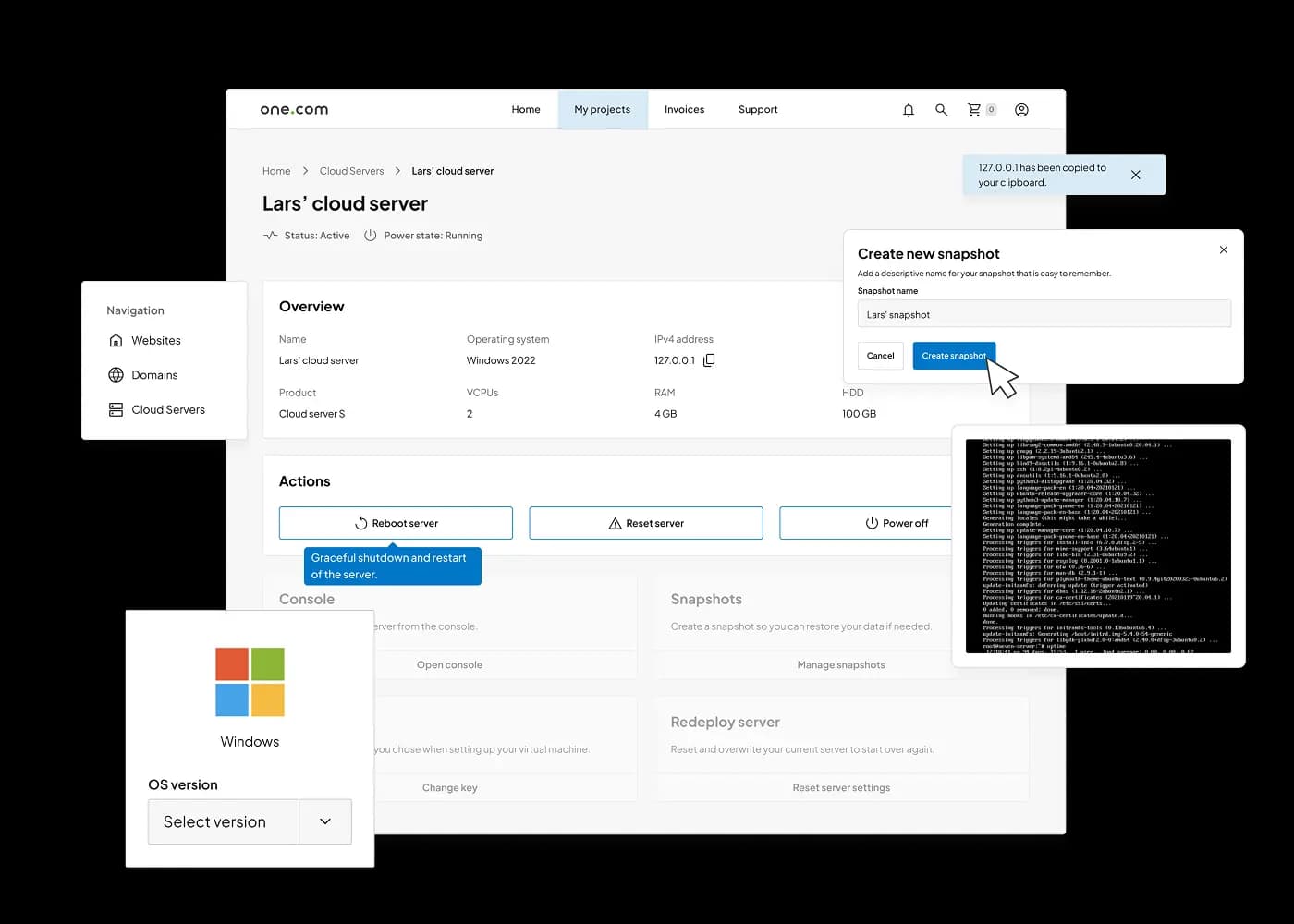 Windows VPS hosting – fast, easy, and flexible