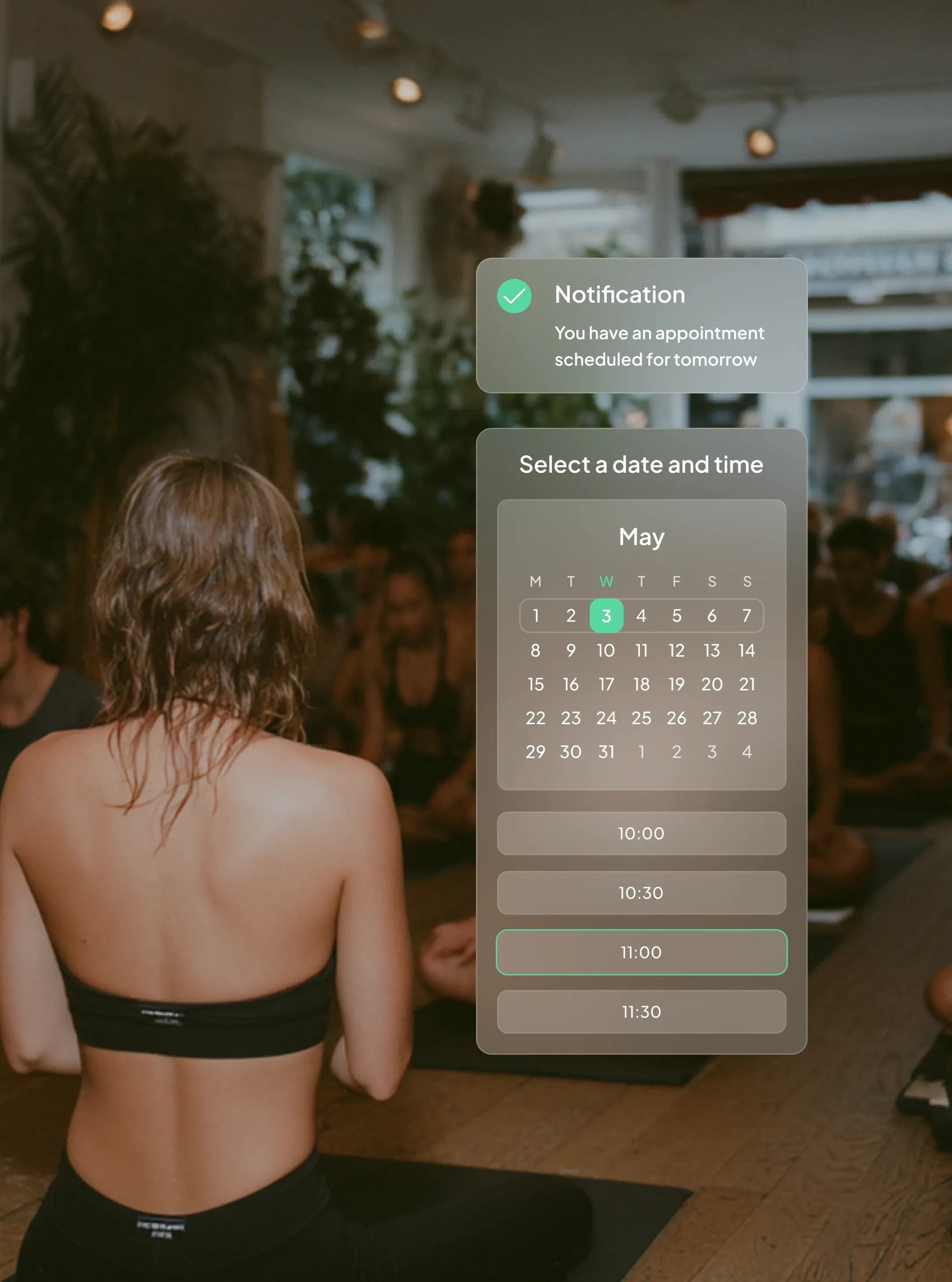 Booking calendar