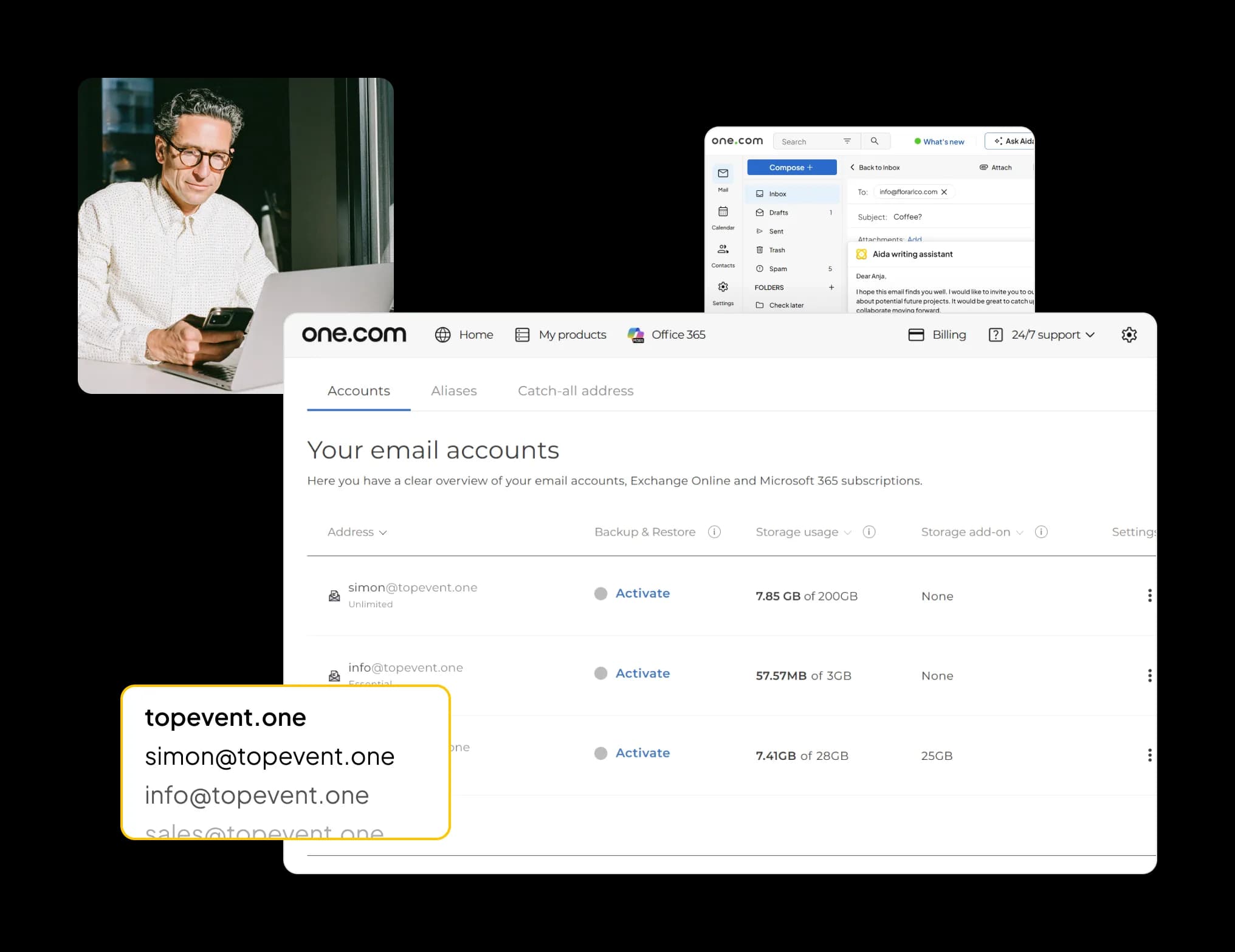 Email domain header image
