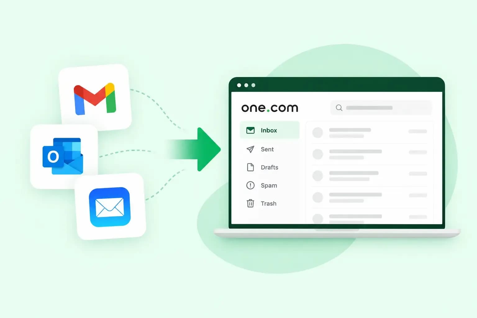 Migrate to one.com email