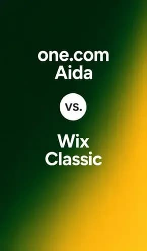 one.com vs wix classic