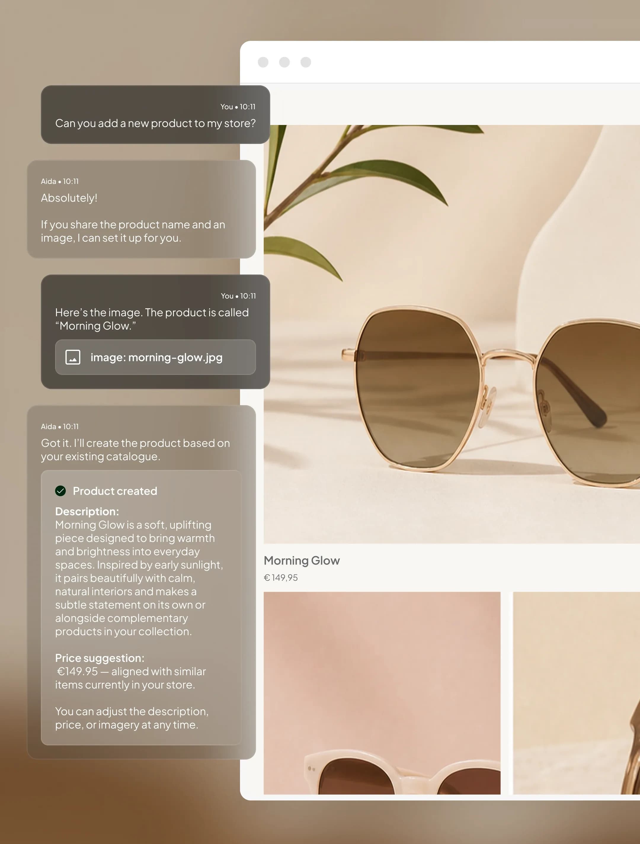 Add products to your shop with AI