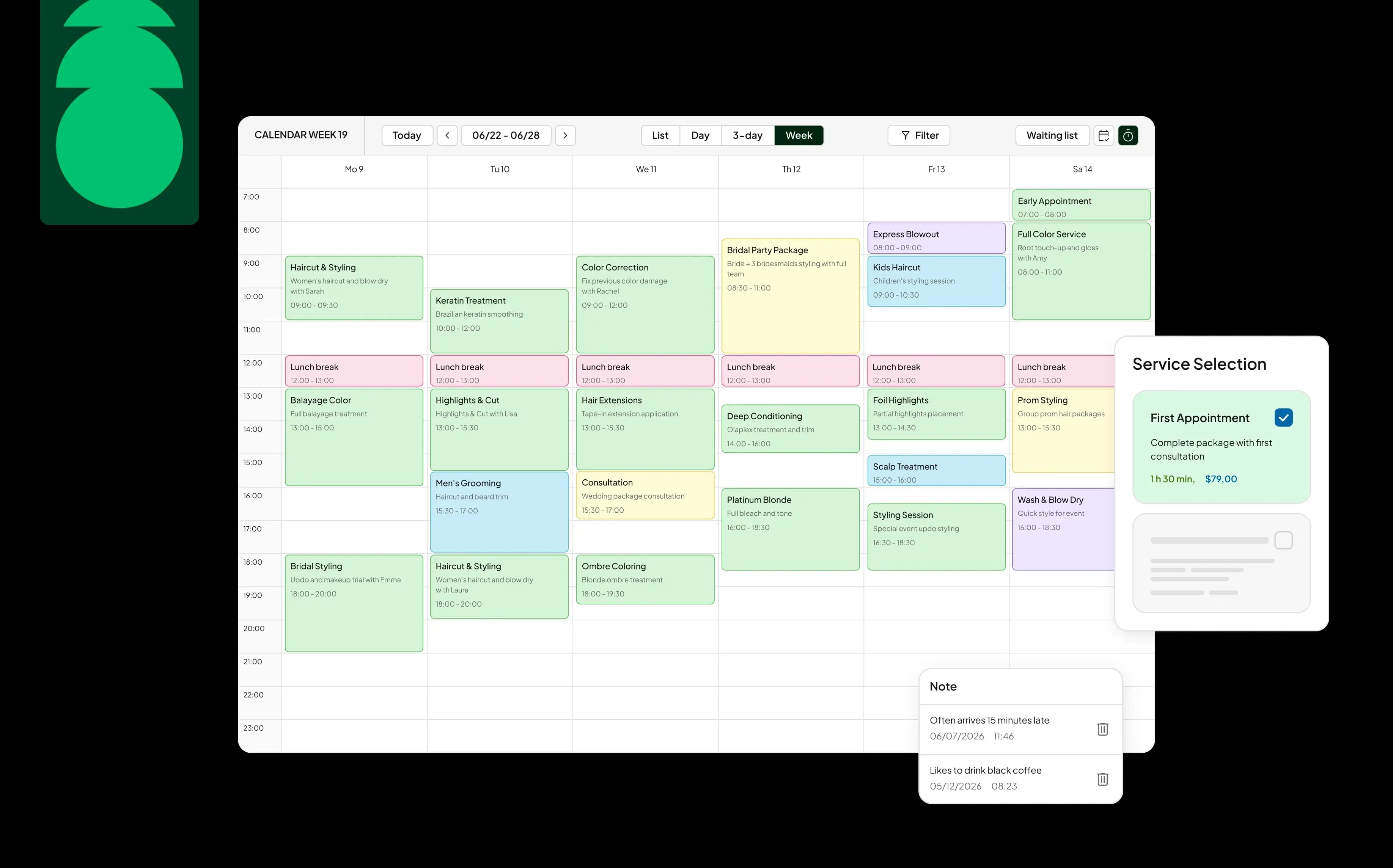 All-in-one booking system for small businesses