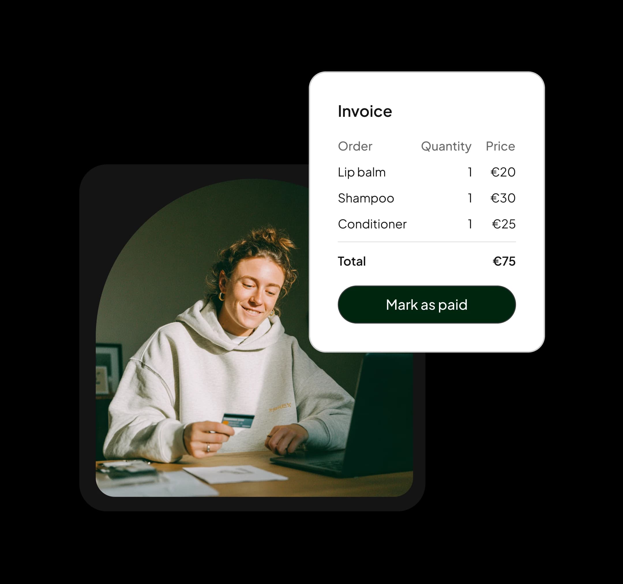 Checkout and invoice