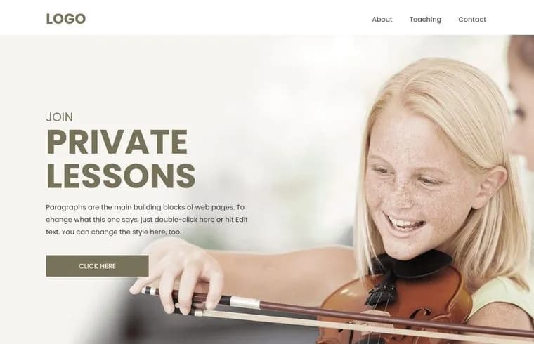 Arts and music template 5