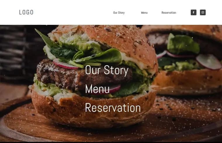 Restaurant template 2