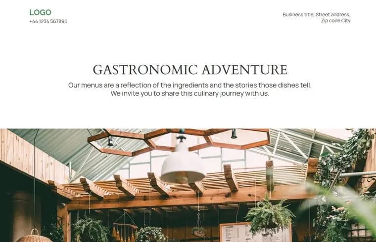 Restaurant template 5