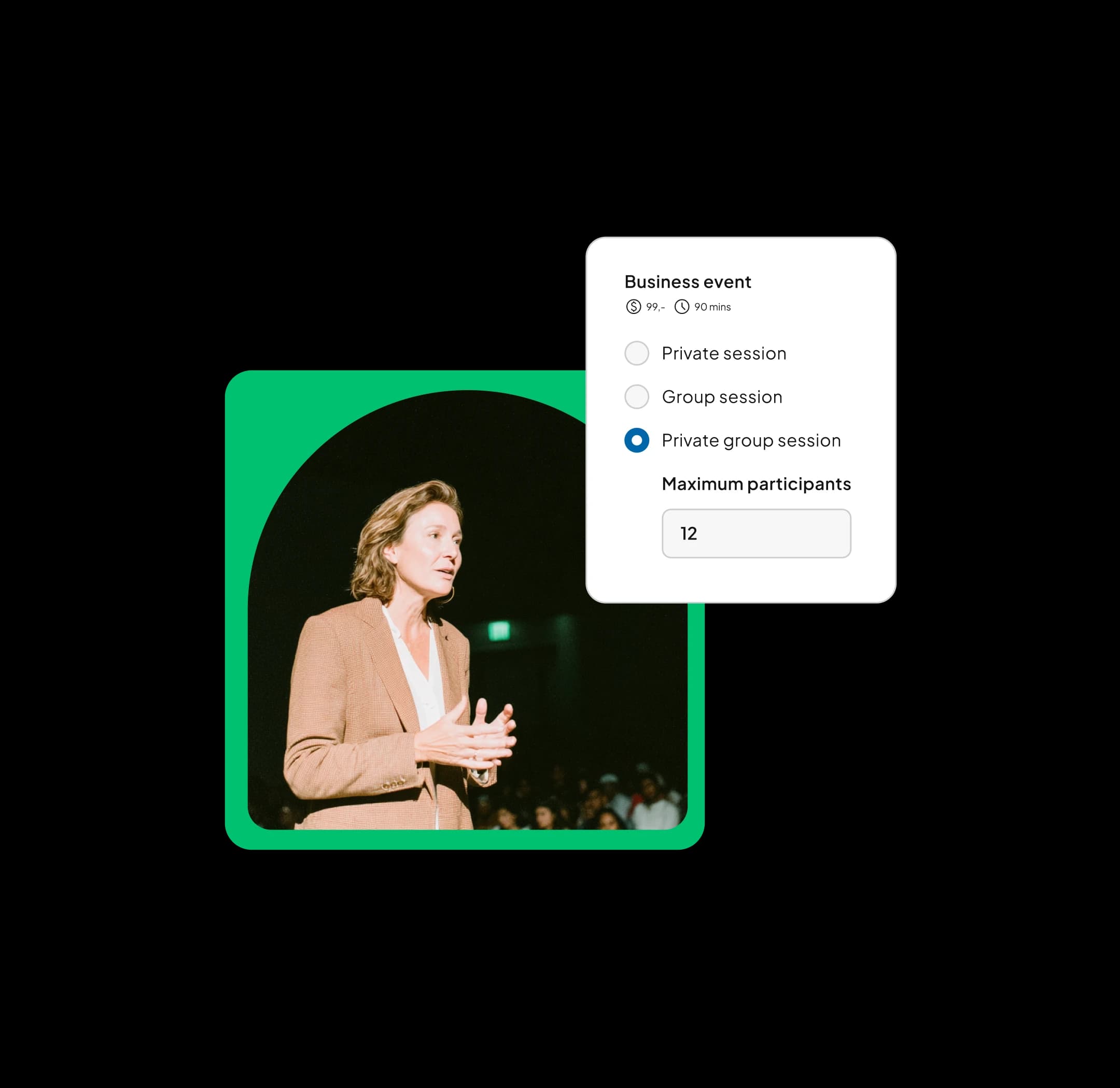 Easy group and event bookings