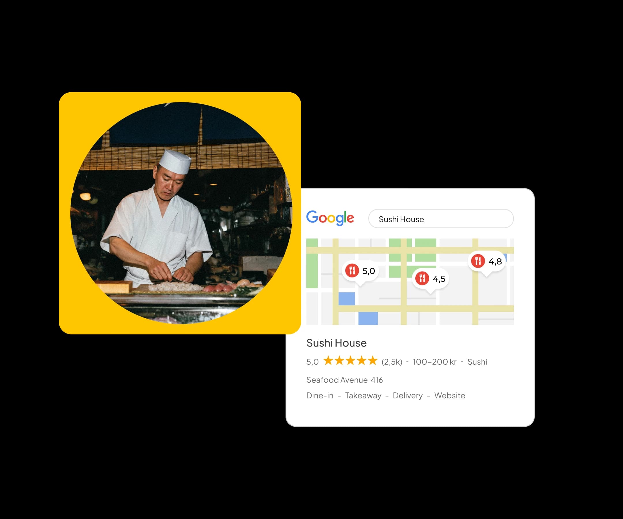 Show up in local search