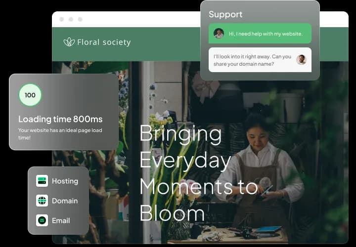 Header hosting fast and secure